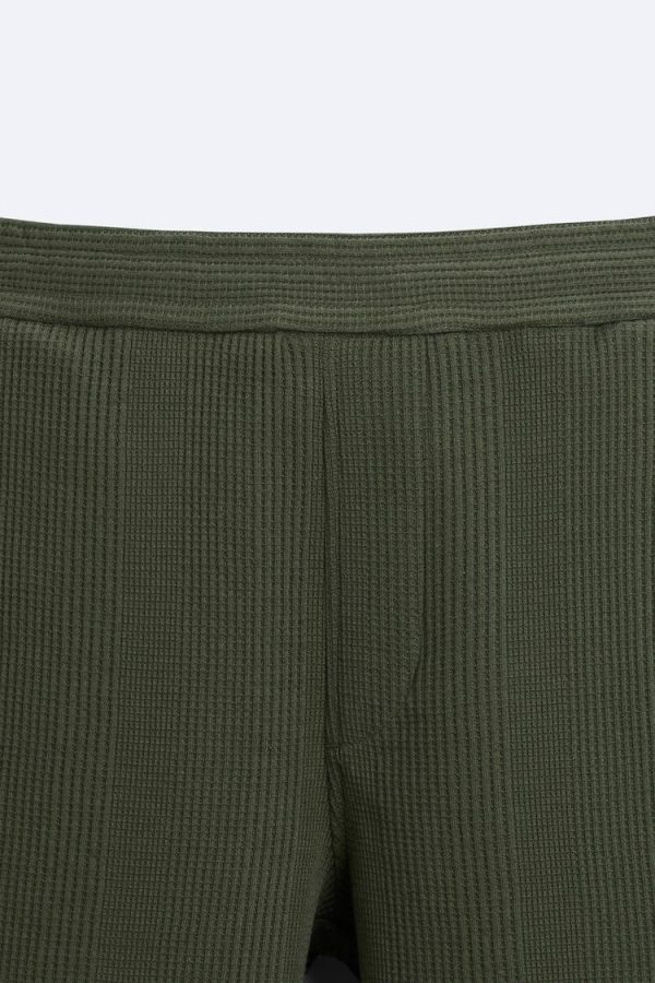 Zara - Textured Bermuda Shorts
