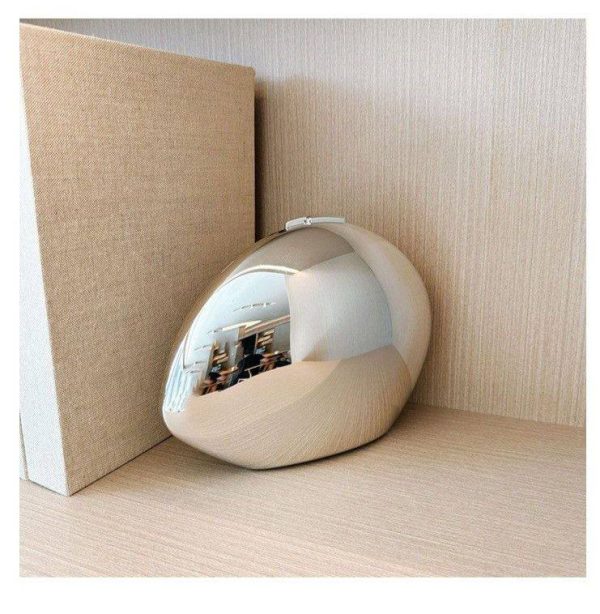 Women's Acrylic Goose Egg Shaped Purse