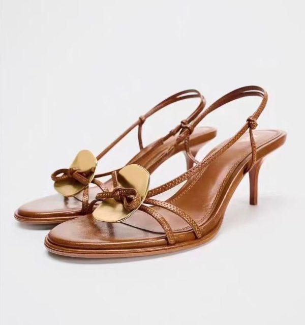 Embellished Heeled Platform Sandal - Zara