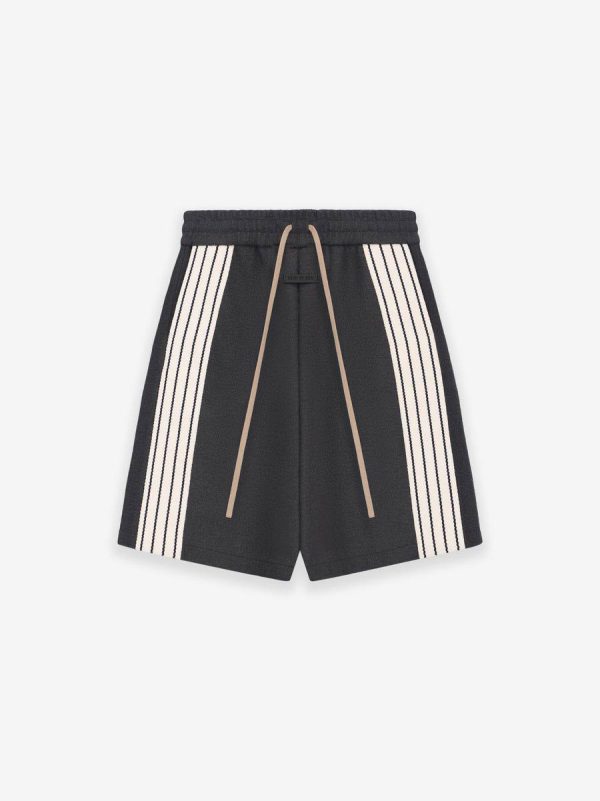 photo_5895715265671448429_y Fear of God Boiled Wool Striped Relaxed Shorts