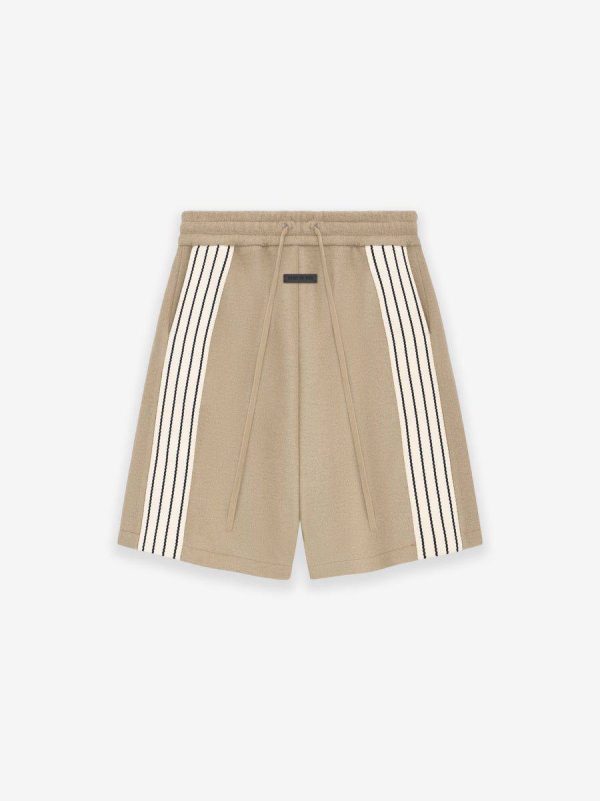 photo_5895715265671448430_y Fear of God Boiled Wool Striped Relaxed Shorts