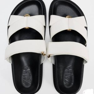 5776205709011175289 High Luxury Flat Slide - Zara