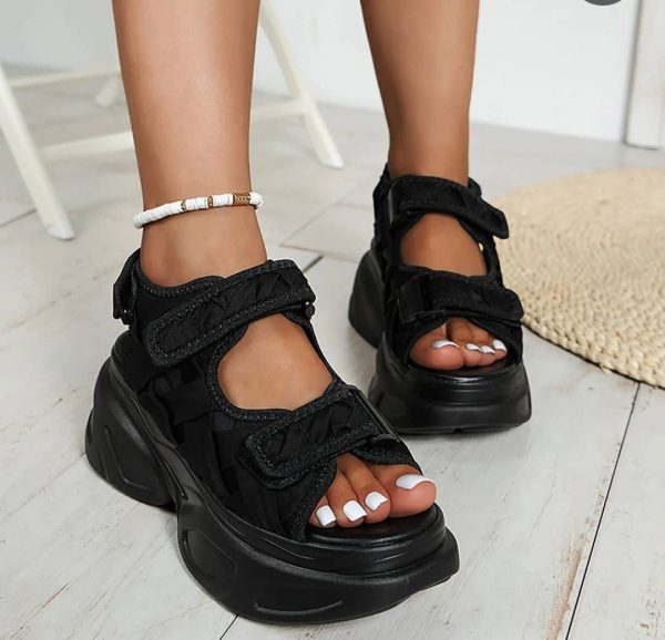 Ladies Open Toe High Platform Sandals