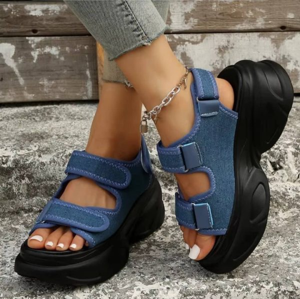 Ladies Open Toe High Platform Sandals