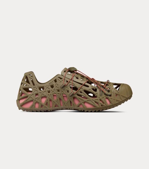 photo_5776399124273414266_y Christian Dior - Men's Dior Warp Khaki Cosmo Rubber With Warped Cannage Motif Sandals.