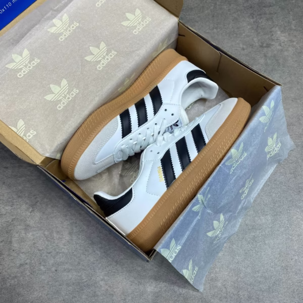 Samba White and Black Sneakers