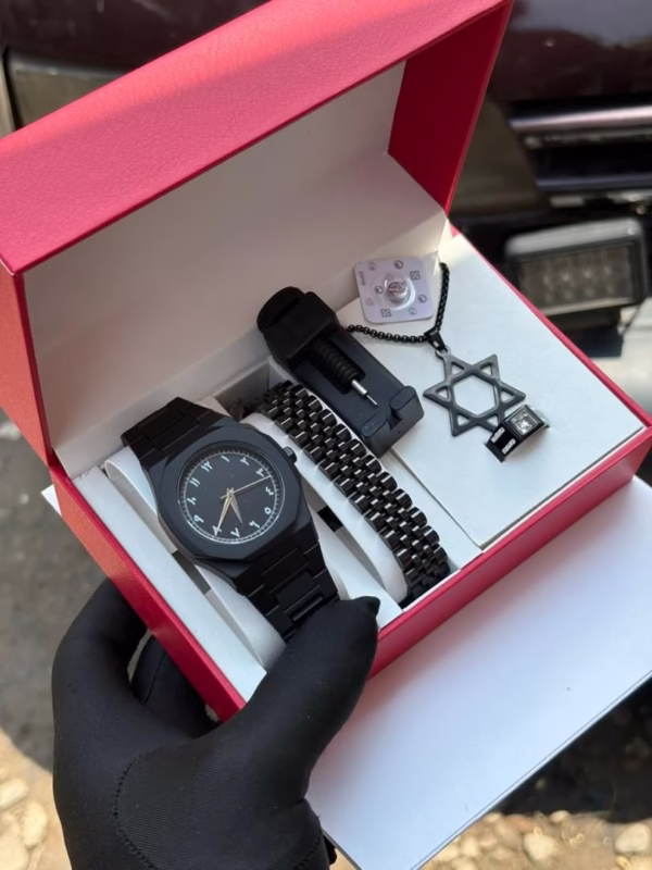 Elegant Black Watch Gift Set