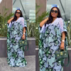 Lace Ankara Elegance Dress