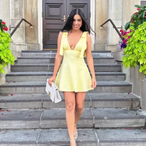 Bella Bow Mini Dress