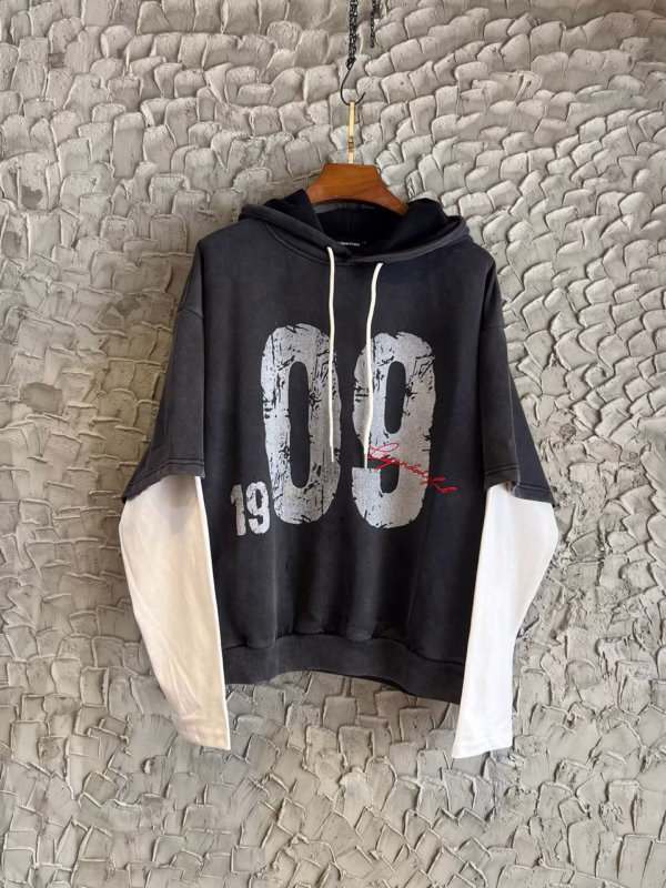 Dual-Tone "09" Hoodie