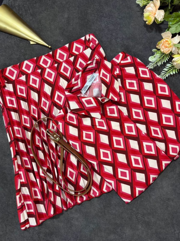 ZR Elegant Pleats Co-Ord Set