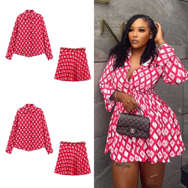 ZR Elegant Pleats Co-Ord Set