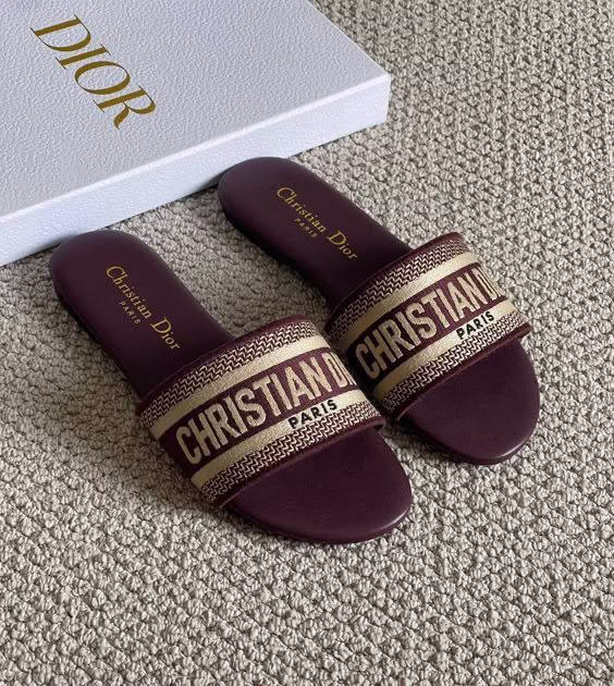 Paris Luxe Monogram Slides