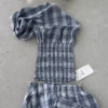 Heritage Pleat Check Skirt Set