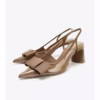 Luxury Bow Slingback Heels