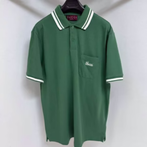 Gucci Embroidered Cotton Piqué Polo Shirt