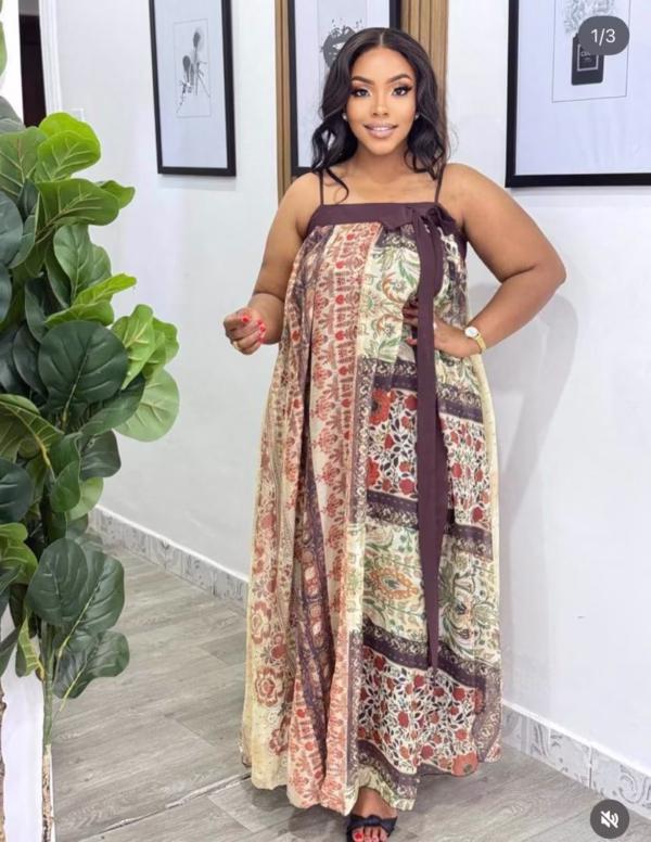 Luxury Two-Tone Dress