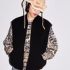 Supreme Black Hybrid Quilted Bomber – FW25