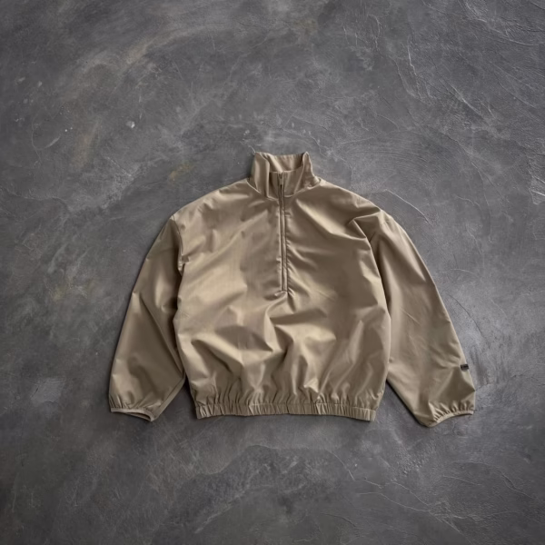 IMG_20251212_142928_194 ESSENTIALS SPORT NYLON HALF-ZIP JET JACKET — TIMBER EDITION