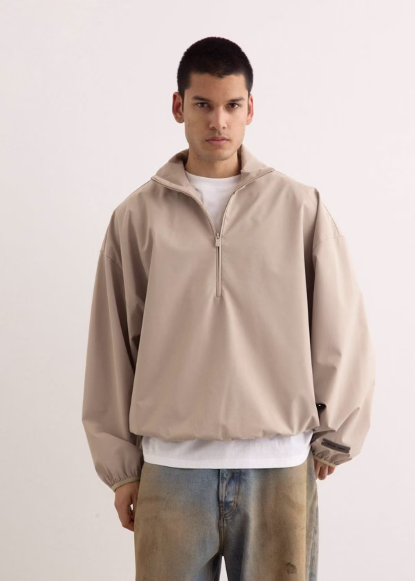 IMG_20251212_142928_291 ESSENTIALS SPORT NYLON HALF-ZIP JET JACKET — TIMBER EDITION