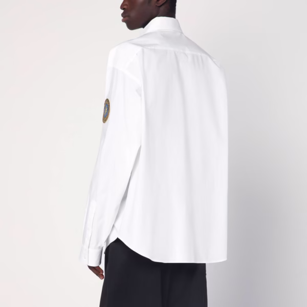 IMG_20251216_190808_000 BALENCIAGA CLASSIC WHITE BUTTON-DOWN SHIRT