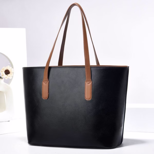 LUXE HERITAGE CONTRAST TOTE BAG