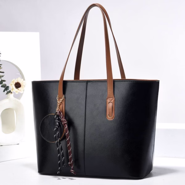 LUXE HERITAGE CONTRAST TOTE BAG