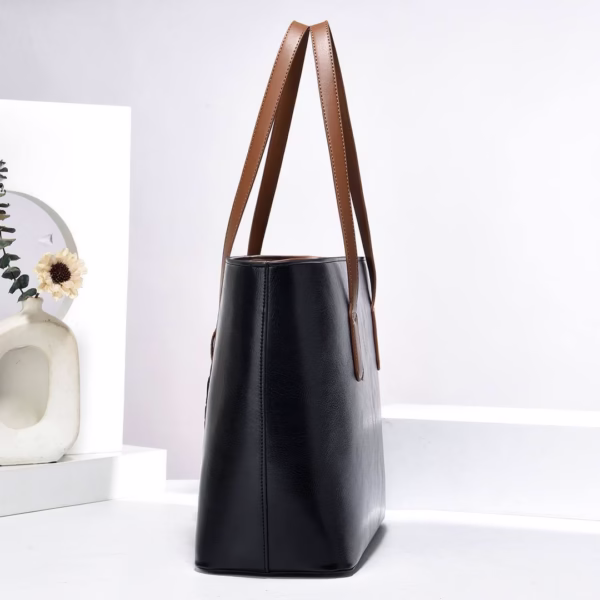 LUXE HERITAGE CONTRAST TOTE BAG