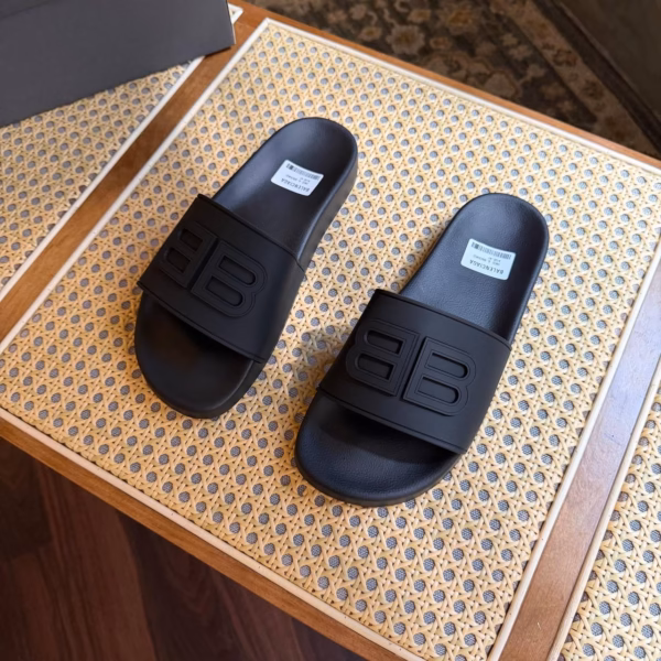 BB Monogram Rubber Slides