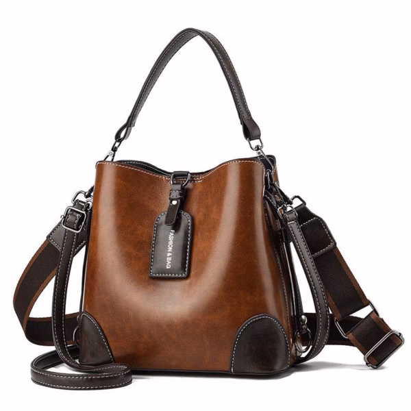Luxury bucket handbag