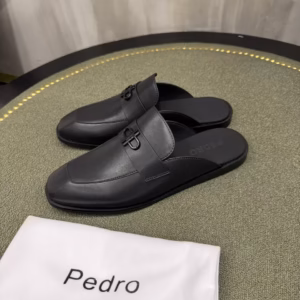 Signature Leather Mule Loafers