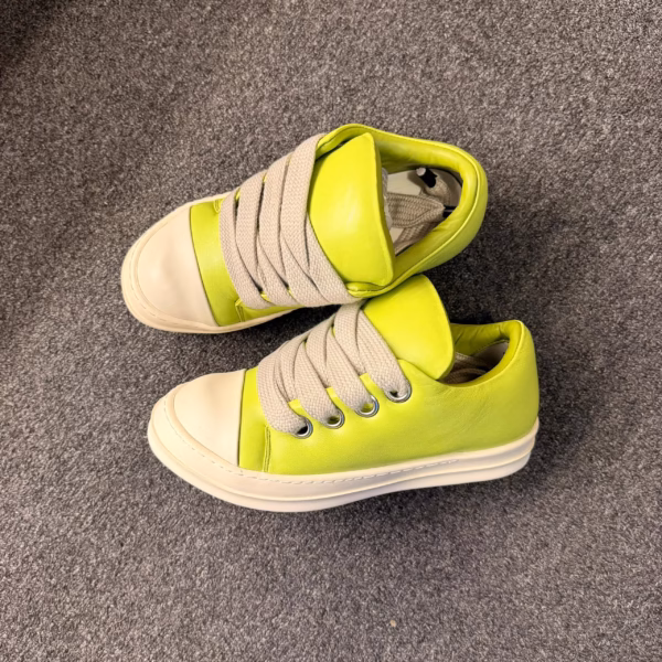 Rick Owens Jumbo Laced Low “Green Milk”