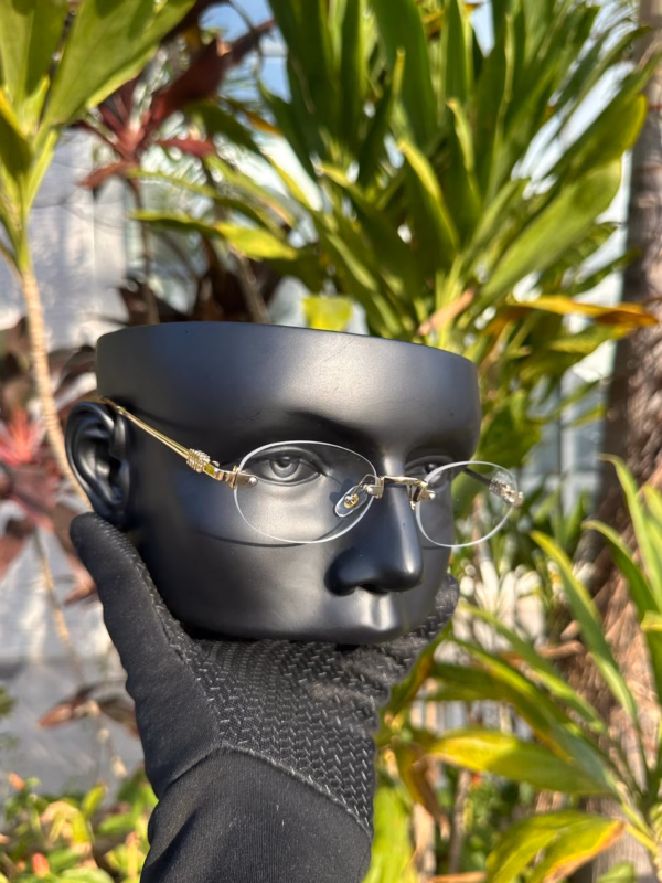 Miu Miu Classic Clear Lens Statement Glasses