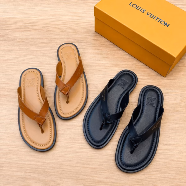 bd95ce76-1838-4e50-9c24-4590a825631d Luxe Leather Cross-Strap Slippers