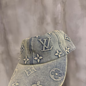 Noir Monogram Structured Cap
