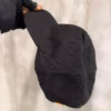 Noir Monogram Structured Cap