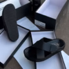 Cross-Strap Slide Sandals