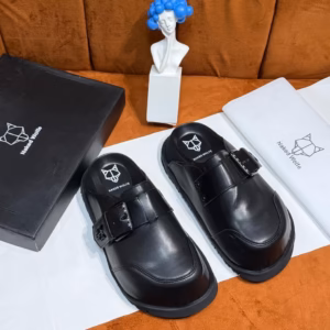 Naked Wolfe Buckle Mule Clogs