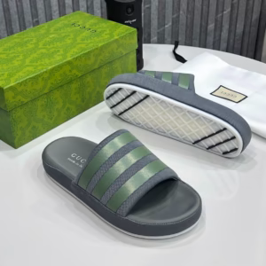 Premium Triple-Stripe Slide Sandals