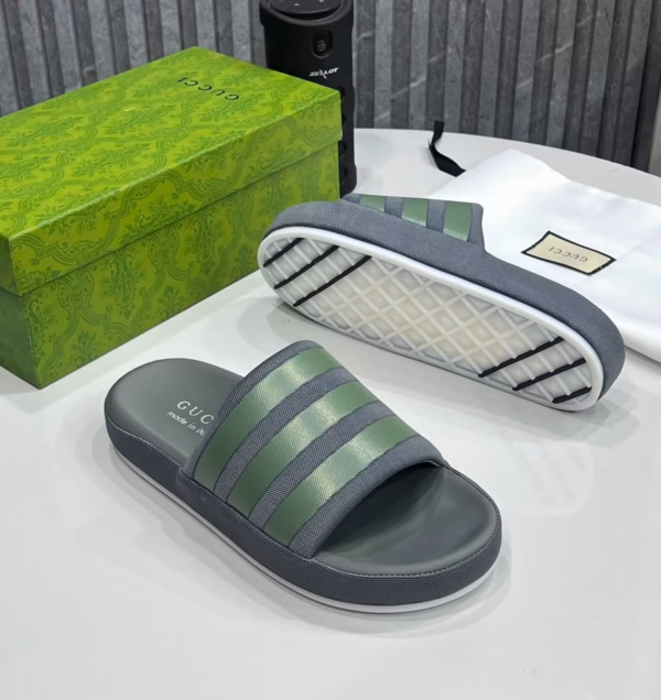 IMG_2907 Premium Triple-Stripe Slide Sandals