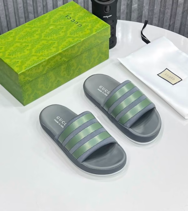IMG_2908 Premium Triple-Stripe Slide Sandals