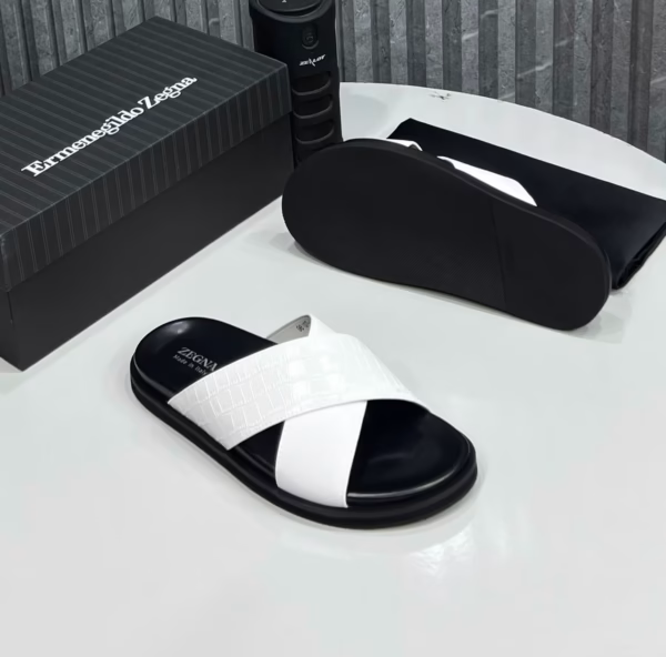 Cross-Strap Luxury Slides